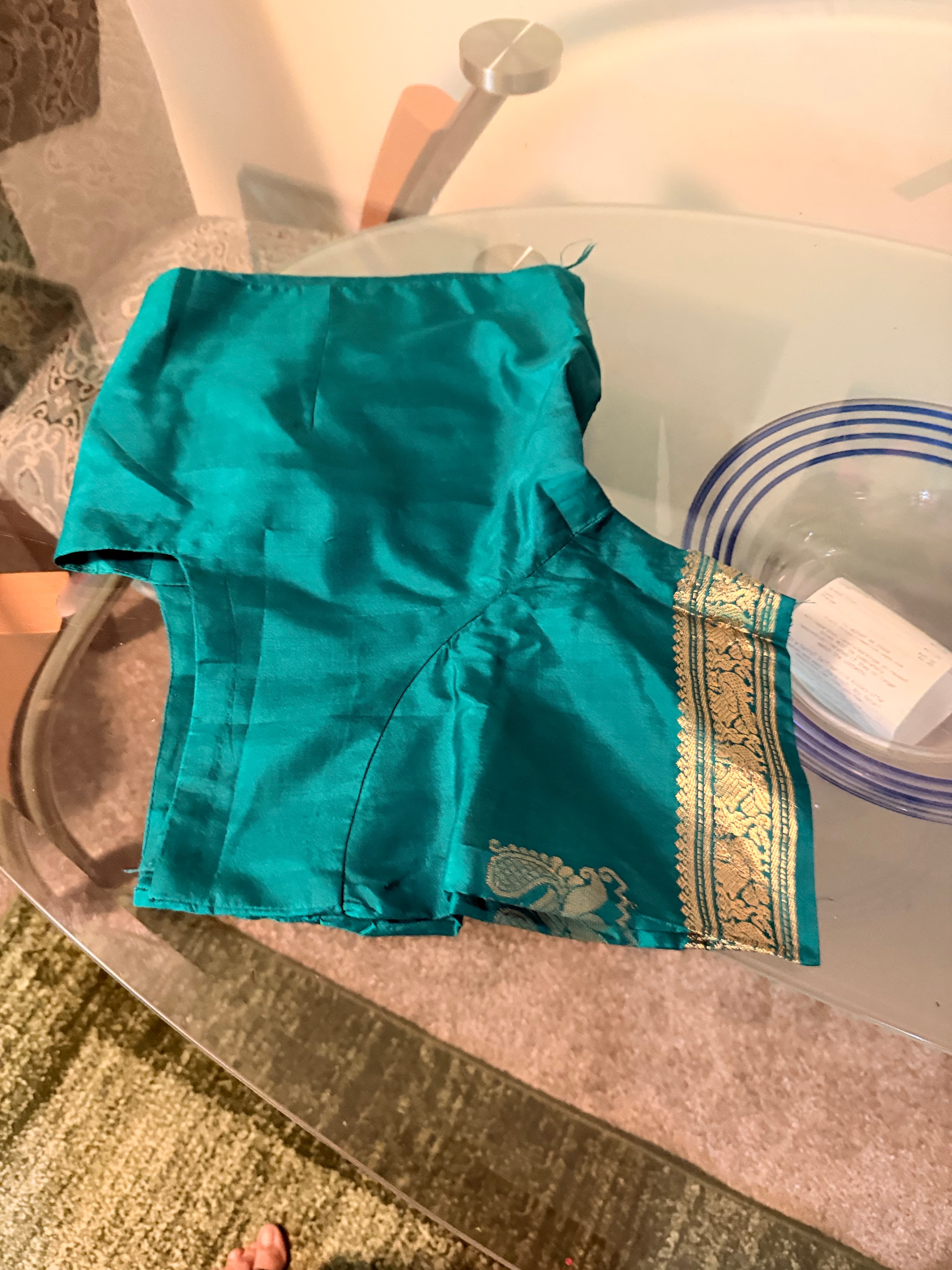 Indian traditional sari blouse