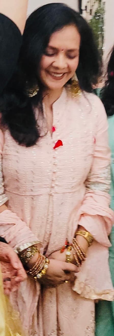 Baby pink Full embroidery Anarkali long suit