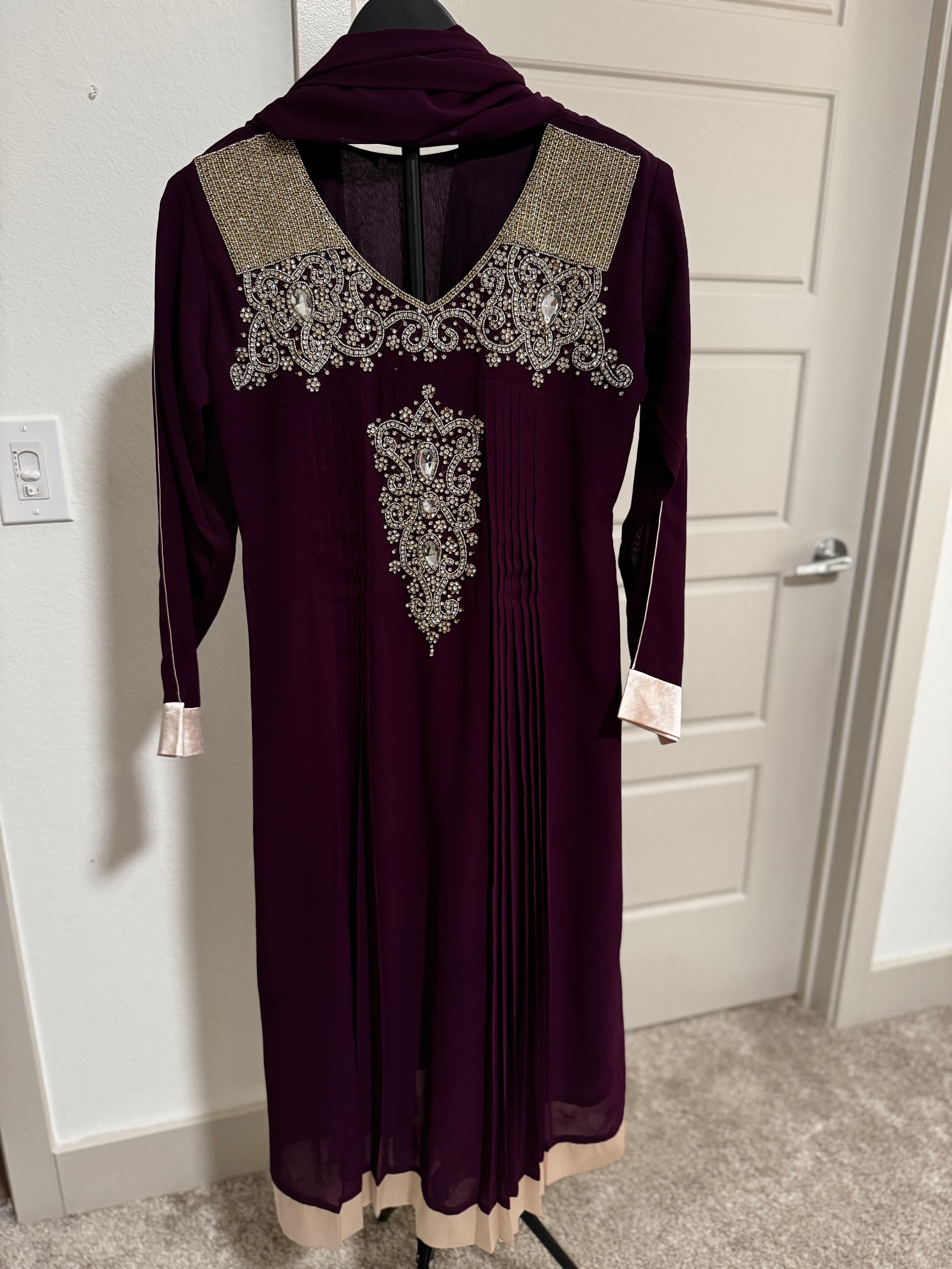 Dark Purple A-Line Suit