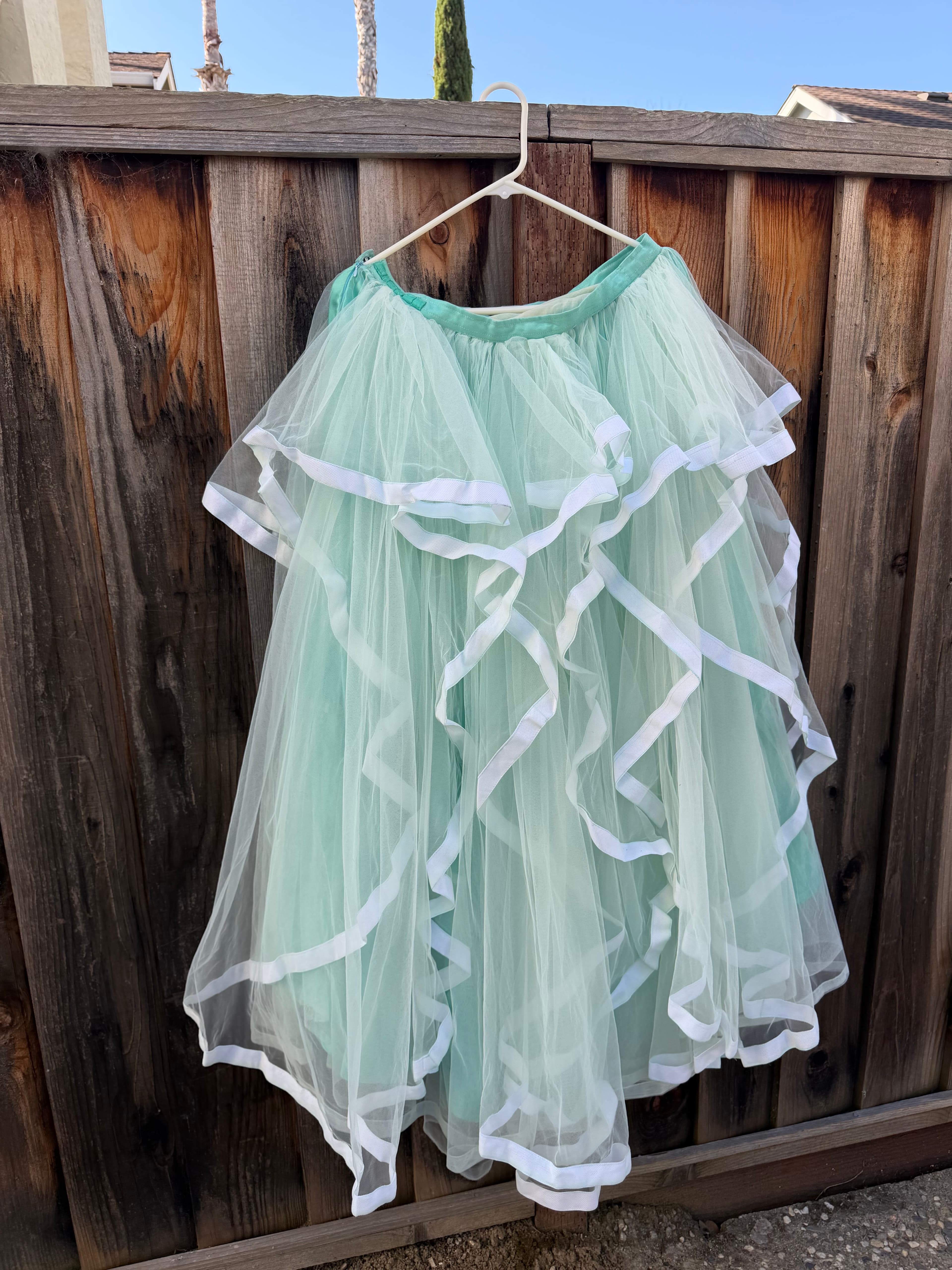 Mint Green Sequin Lehenga Set