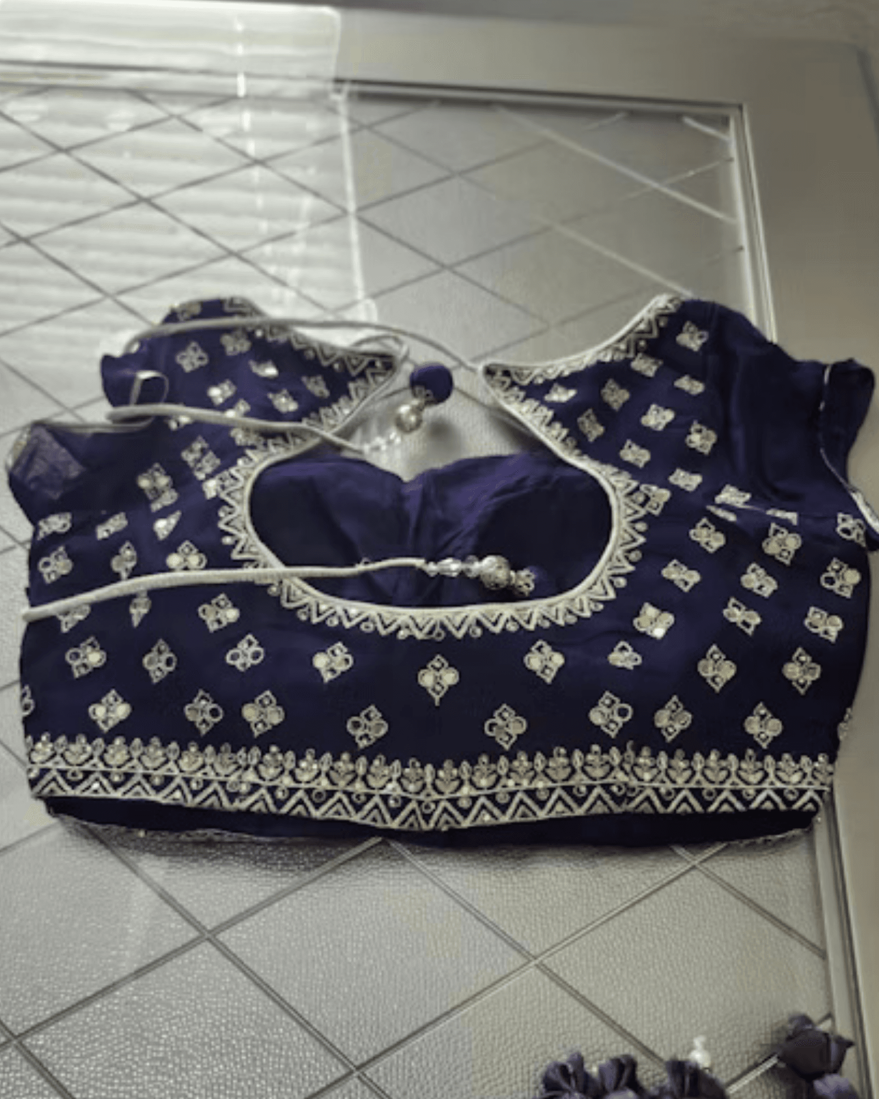 Purple lavender lehenga