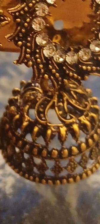 Earring with jhumka