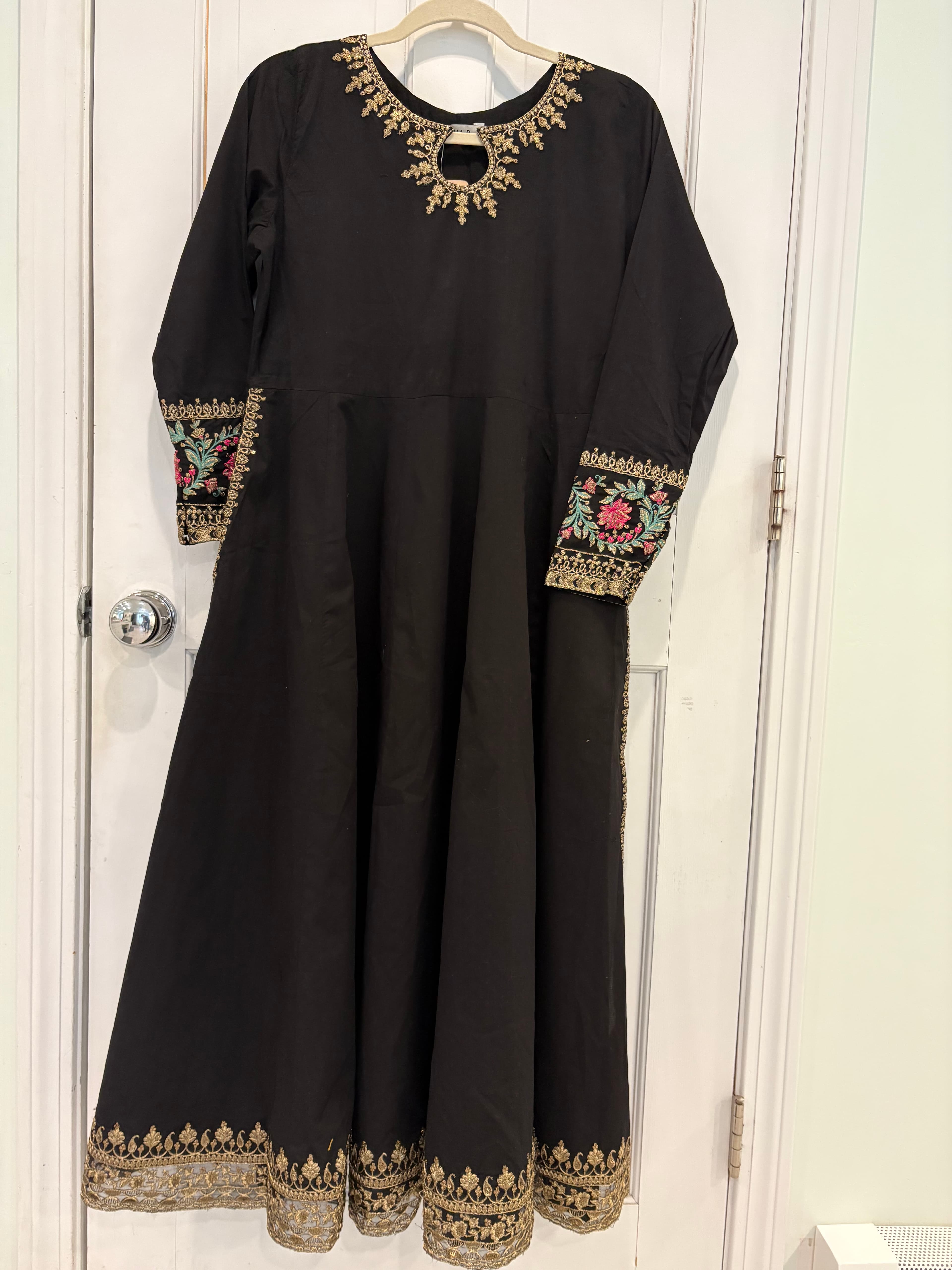 Black Pakistani suit